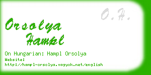 orsolya hampl business card